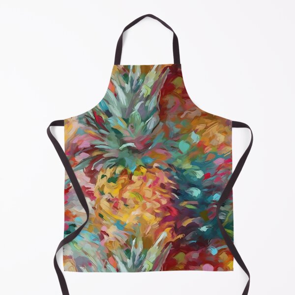 Artikelvorschau, Abstrakte impressionistische festliche Ananas entworfen und verkauft von Hashola Designs.