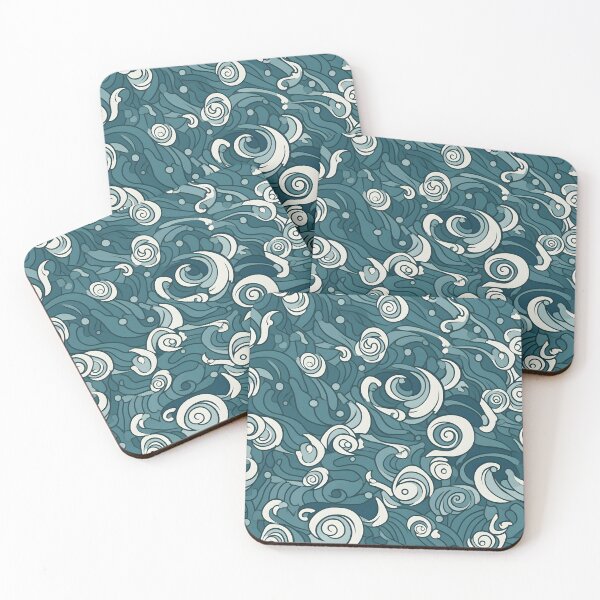 Item preview, Seascape Swirly background designed and sold by palaco210.