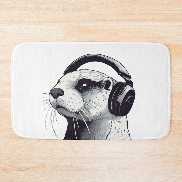 Item preview, Cute otter music lover designed and sold by Relephants.