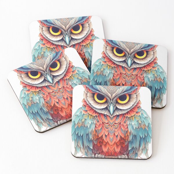 Item preview, Colorful Owl designed and sold by ZefirDesign.