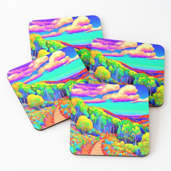 Item preview, Aspen Trail Pop Art Landscape designed and sold by LaRoach Digital Arts.