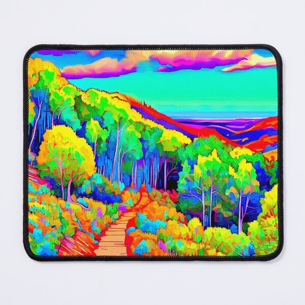 Item preview, Aspen Trail Pop Art Landscape designed and sold by LaRoach Digital Arts.
