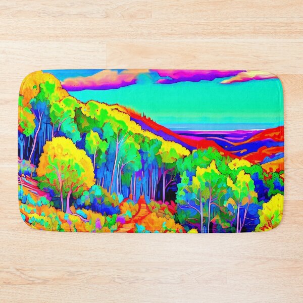 Item preview, Aspen Trail Pop Art Landscape designed and sold by LaRoach Digital Arts.