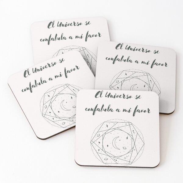 Item preview, El Universo se Confabula a mi Favor positive quote designed and sold by Selenysm.