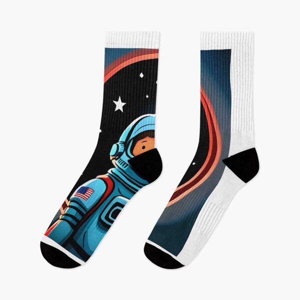 Item preview, Astronaut Cartoon Outerspace Cosmos Moon Galaxy Space Universe Exploration designed and sold by PixelCraving.