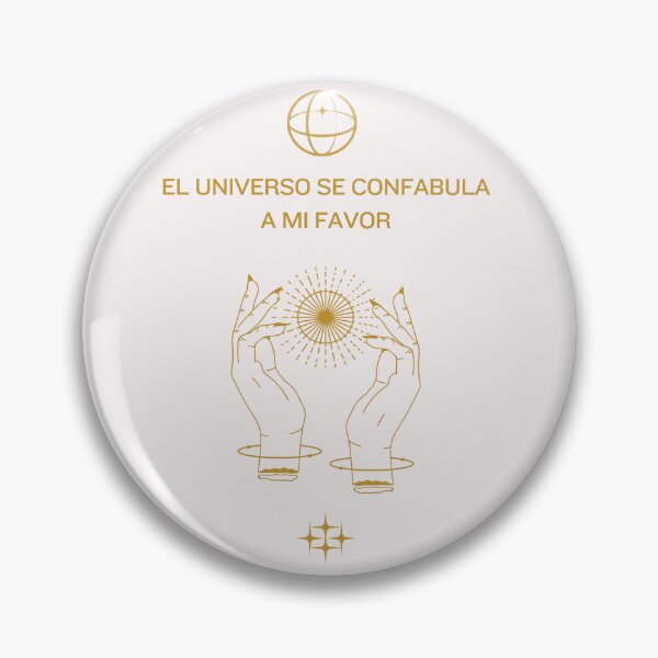 Item preview, The Universe works in my favor positive quote white and gold designed and sold by Selenysm.