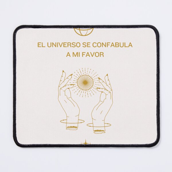 Item preview, The Universe works in my favor positive quote white and gold designed and sold by Selenysm.