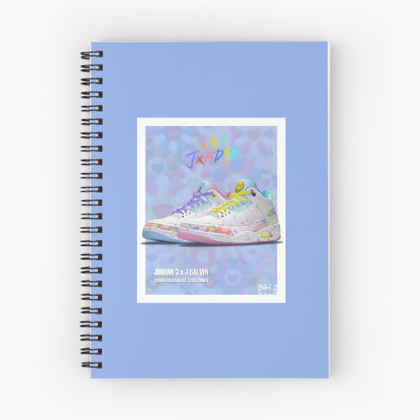 Aperçu de l'œuvre Jordan 3 J Balvin Sneaker Art Poster Couleurs créée et vendue par DHC-design.