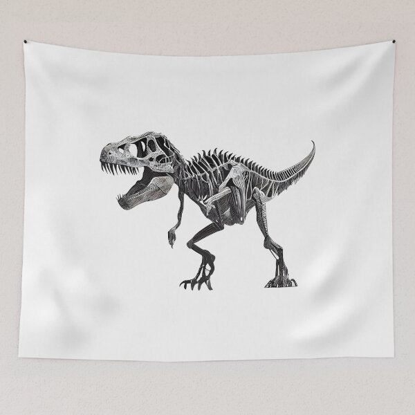 Item preview, dinosaur T-rex skeleton designed and sold by 0allthing.