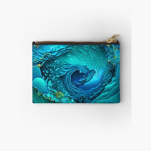 Item preview, Abstract Ocean Whirlpool Abstract Art designed and sold by Stoopendous Stickers.