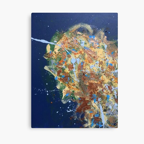 Untitled '17 (in Blue) Canvas Print