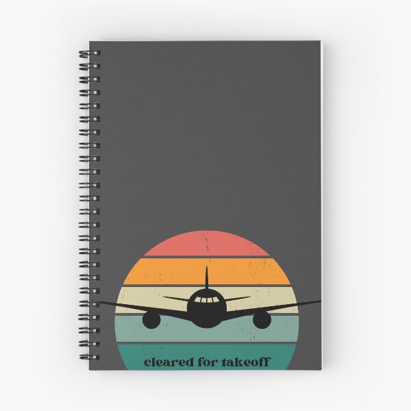 Item preview, cleared for takeoff retro sunset airplane aircraft for pilots, flight attendant and aviation geeks designed and sold by AviationArtists.