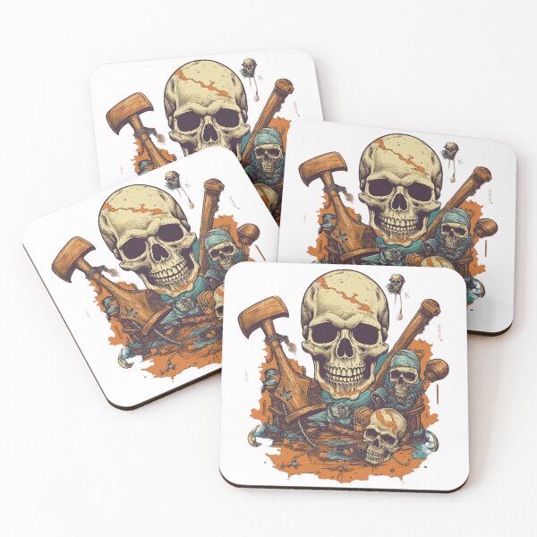 Artikelvorschau, Cooles Totenkopf-Design entworfen und verkauft von StudioRedKoala.
