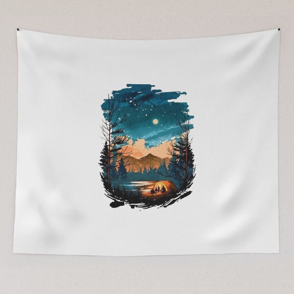 Item preview, Camping under the stars designed and sold by 0allthing.