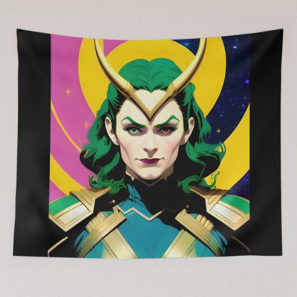 Item preview, Female Loki inspired comic art designed and sold by Awesome Things.