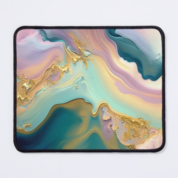 Item preview, Beautiful Flowing Rivers of Epoxy, Pastel Colors, Soothing, Calming Art designed and sold by Stoopendous Stickers.