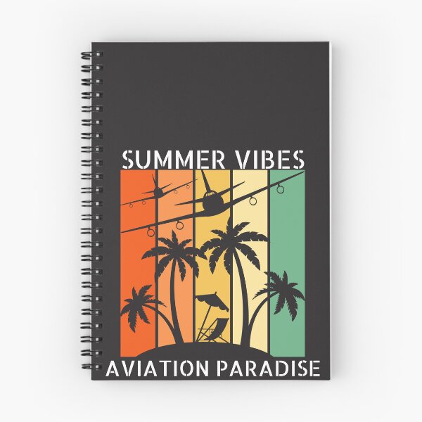 Item preview, summer vibes aviation paradise retro sunset airplane aircraft for pilots, flight attendant and aviation geeks designed and sold by AviationArtists.