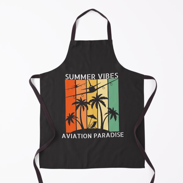 Item preview, summer vibes aviation paradise retro sunset airplane aircraft for pilots, flight attendant and aviation geeks designed and sold by AviationArtists.