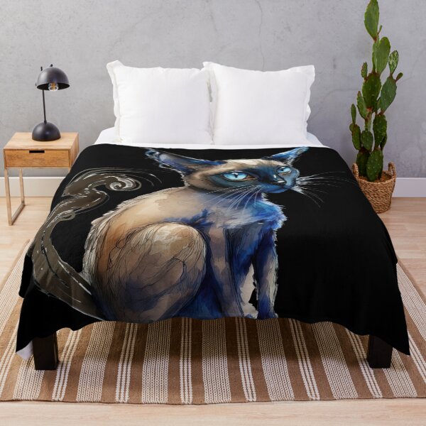 Item preview, Cute and Funny Siamese Cat designed and sold by MoonFoxDesign.
