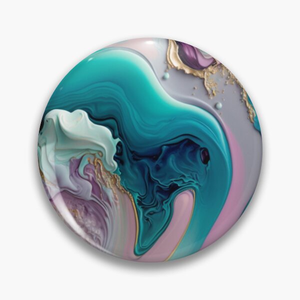Item preview, Beautiful Flowing Rivers of Epoxy, Wonderful Colorful Soothing Relaxing Calming Art designed and sold by Stoopendous Stickers.