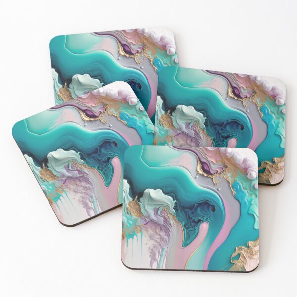 Item preview, Beautiful Flowing Rivers of Epoxy, Wonderful Colorful Soothing Relaxing Calming Art designed and sold by Stoopendous Stickers.