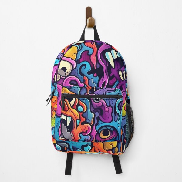 Item preview, Psychedelic Graffiti Demons Doodles designed and sold by Desfix.
