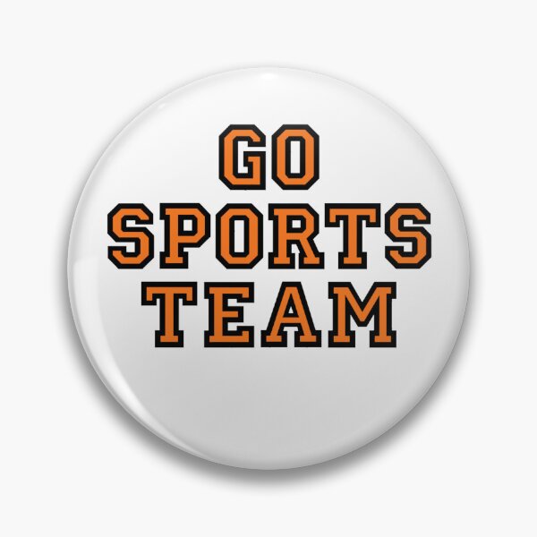 Item preview, GO SPORTS TEAM (Orange Lettering / Black Outline) designed and sold by challisandroos.