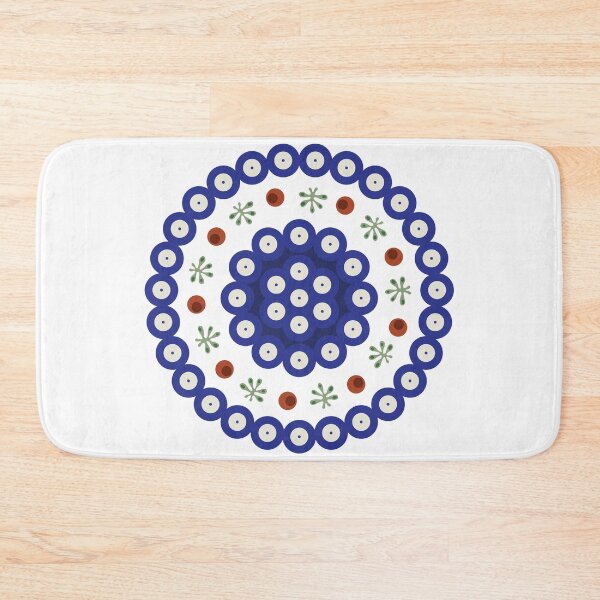 Item preview, Bolesławiec Polish ceramics round pattern designed and sold by MashaVed.