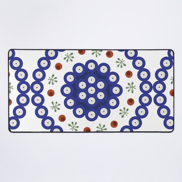 Item preview, Bolesławiec Polish ceramics round pattern designed and sold by MashaVed.