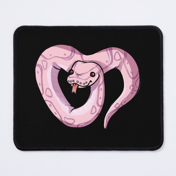 Item preview, Pink Heart Ball Python designed and sold by PencilParrot.