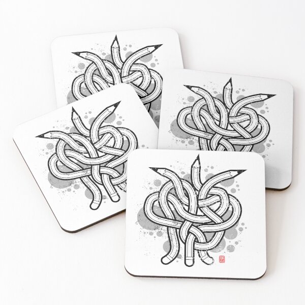 Item preview, Entangled Pencils [black] designed and sold by 2Dgameartguru.