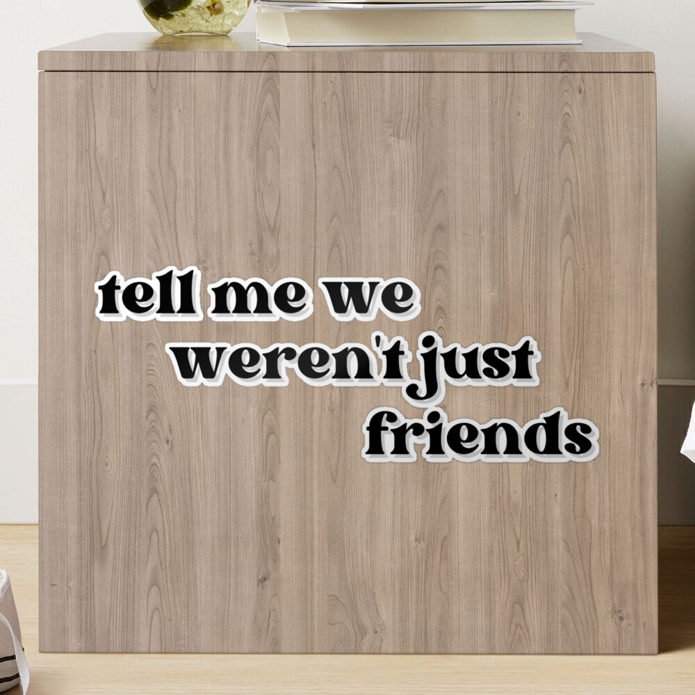 Friends Chase Atlantic Lyrics Sticker for Sale by Fiona Holland