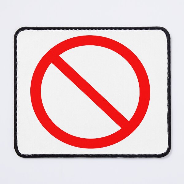 Item preview, Red No Sign designed and sold by wa2022.