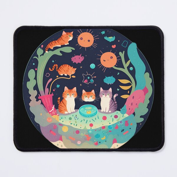 Item preview, Meowcrobiology - Adorable Feline Scientists Exploring the Microscopic World designed and sold by ElLocoMus.