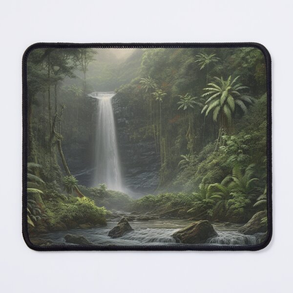Item preview, A Waterfall in Hawaii designed and sold by TattedHart.