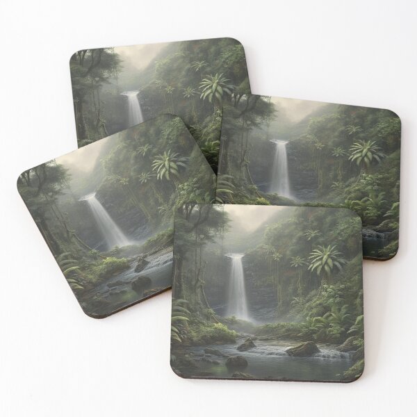 Item preview, A Waterfall in Hawaii designed and sold by TattedHart.