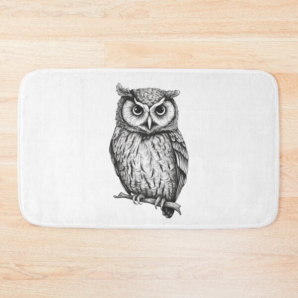 Item preview, Cute Owl Portrait designed and sold by OtterComforts.