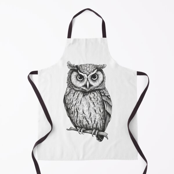 Item preview, Cute Owl Portrait designed and sold by OtterComforts.
