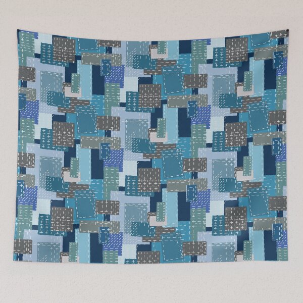 Item preview, Stitched Blues designed and sold by BayhillStudio.