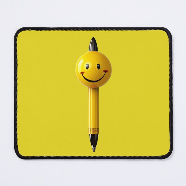 Item preview, Playful and Child-Like Smiling Pen 4K Illustration designed and sold by philbraxton.