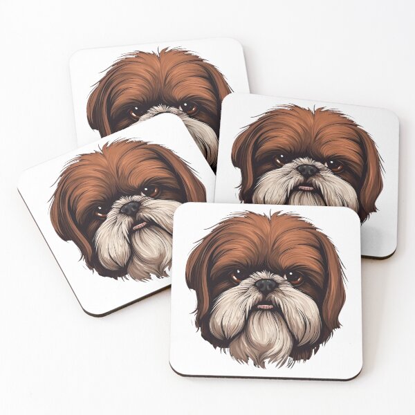 Item preview, Shih-tzu Dog Face  designed and sold by mydoglove.