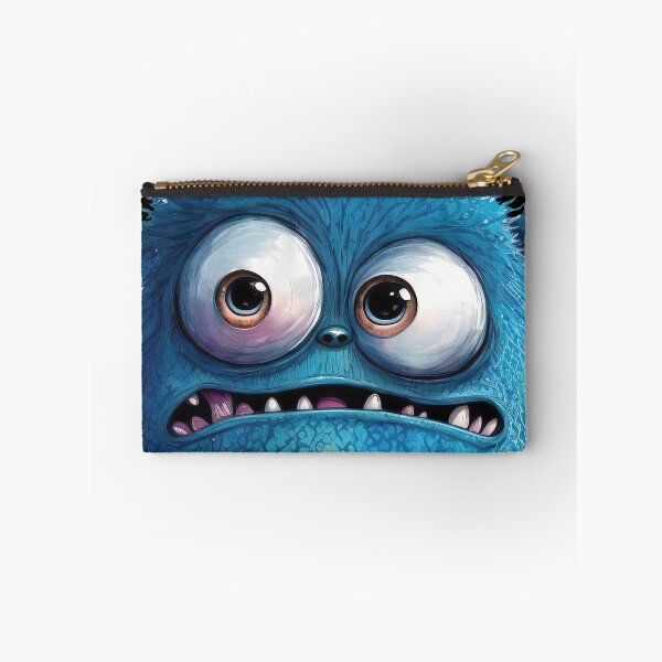 Item preview, Cute and Funny Baby Monster, Little Blue Monster designed and sold by MoonFoxDesign.