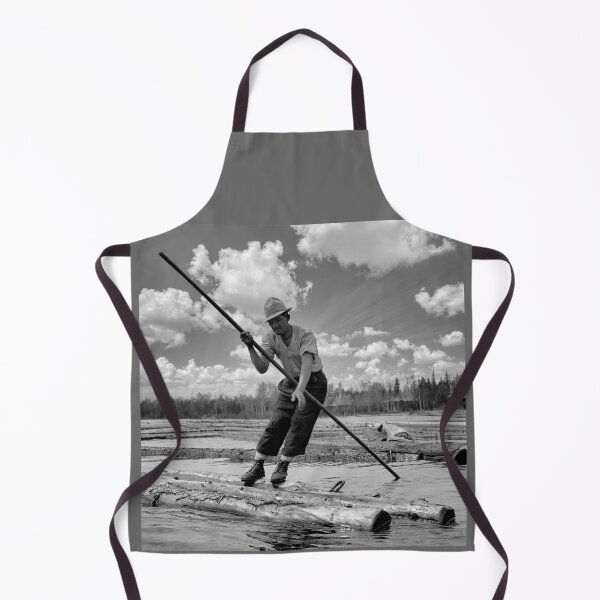 Item preview, Log Walker of Mooselookmeguntic Lake - Maine 1943 designed and sold by Daniel Hagerman.