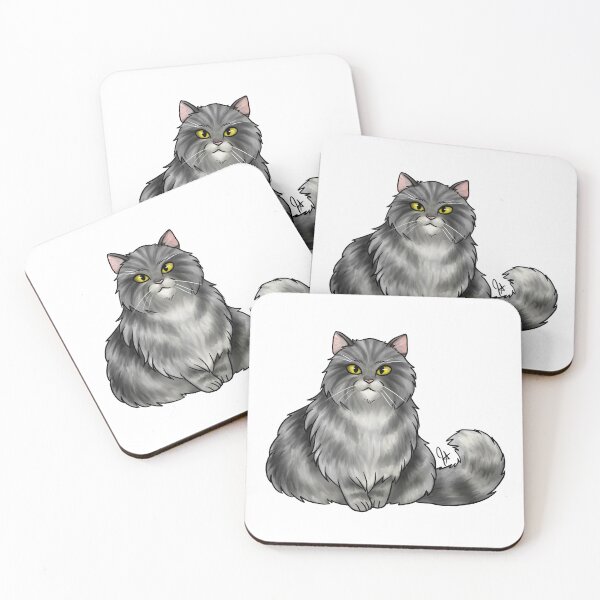 Item preview, Cat - British Longhair - Silver Tabby designed and sold by Jennifer Stolzer.