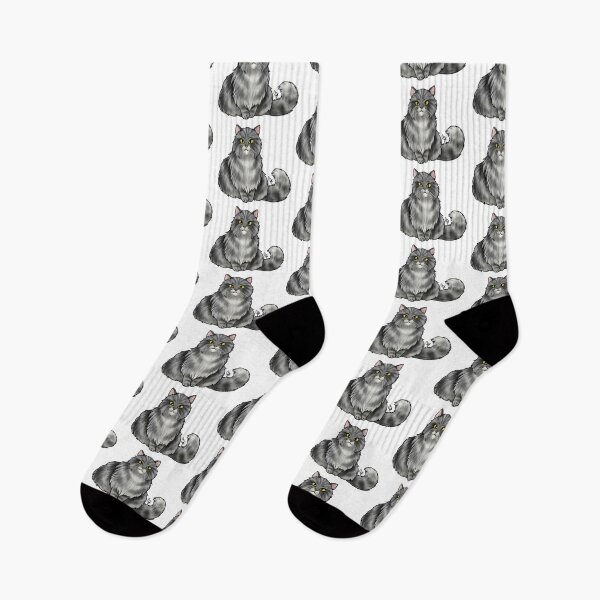 Item preview, Cat - British Longhair - Silver Tabby designed and sold by Jennifer Stolzer.