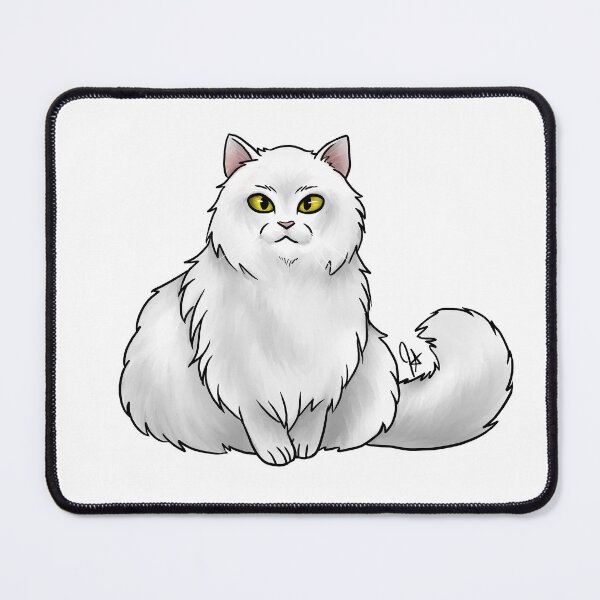 Item preview, Cat - British Longhair - White designed and sold by Jennifer Stolzer.