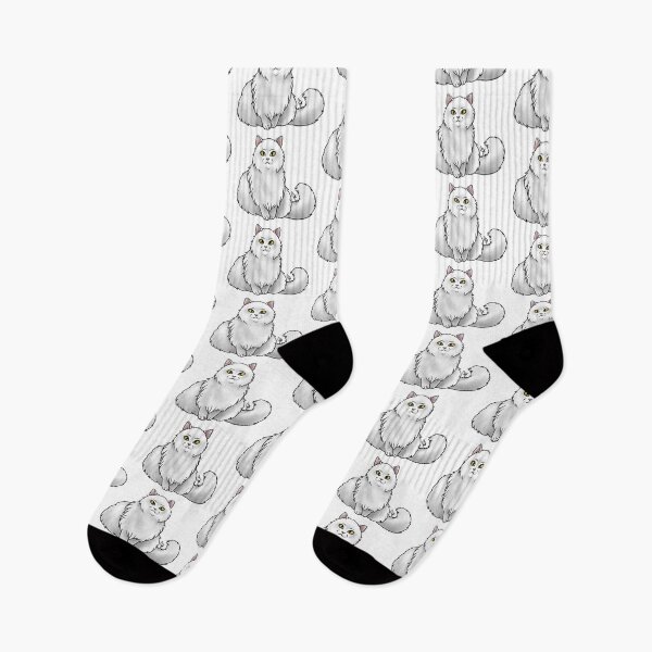 Item preview, Cat - British Longhair - White designed and sold by Jennifer Stolzer.