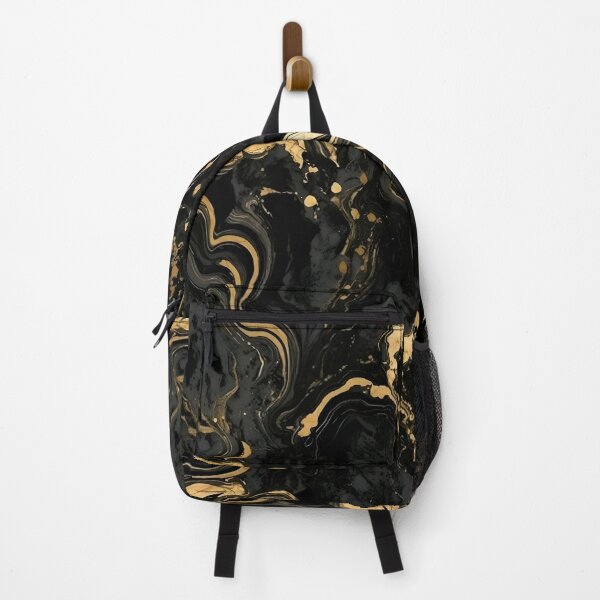 Item preview, Marble Pattern gold black designed and sold by Manuel  Campbellai.