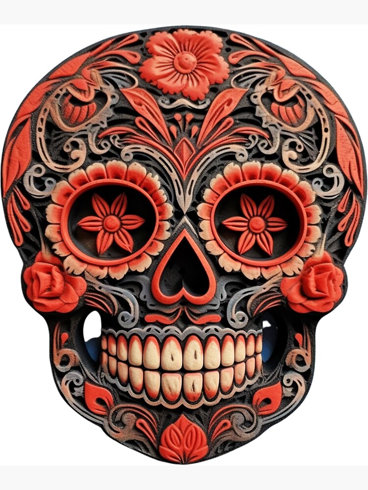 Premium Photo  Sale with skull and neon decorations for the day of the dead