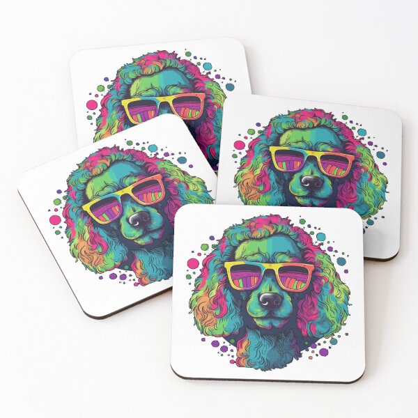 Item preview, Poodle Dog Wearing Glasses  designed and sold by mydoglove.
